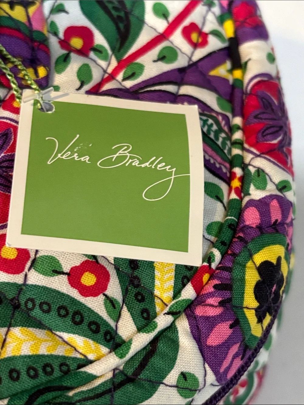 Vera Bradley Multicolor Floral Quilted Cosmetic Case